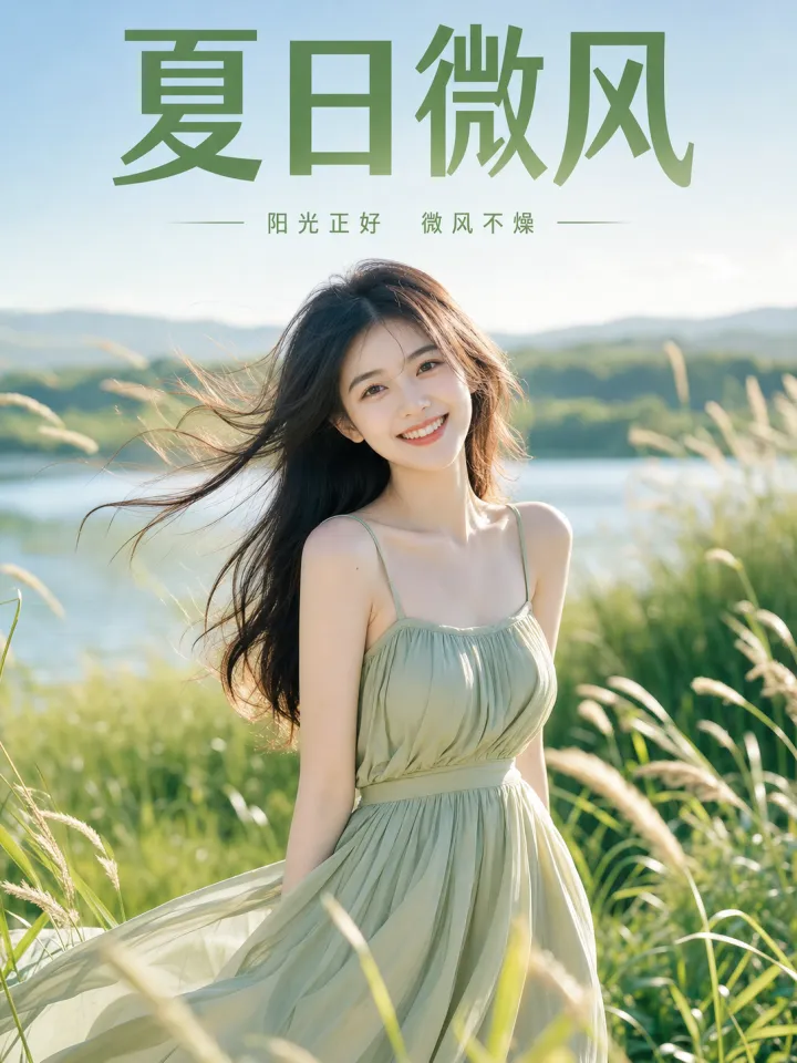 夏日微风人像